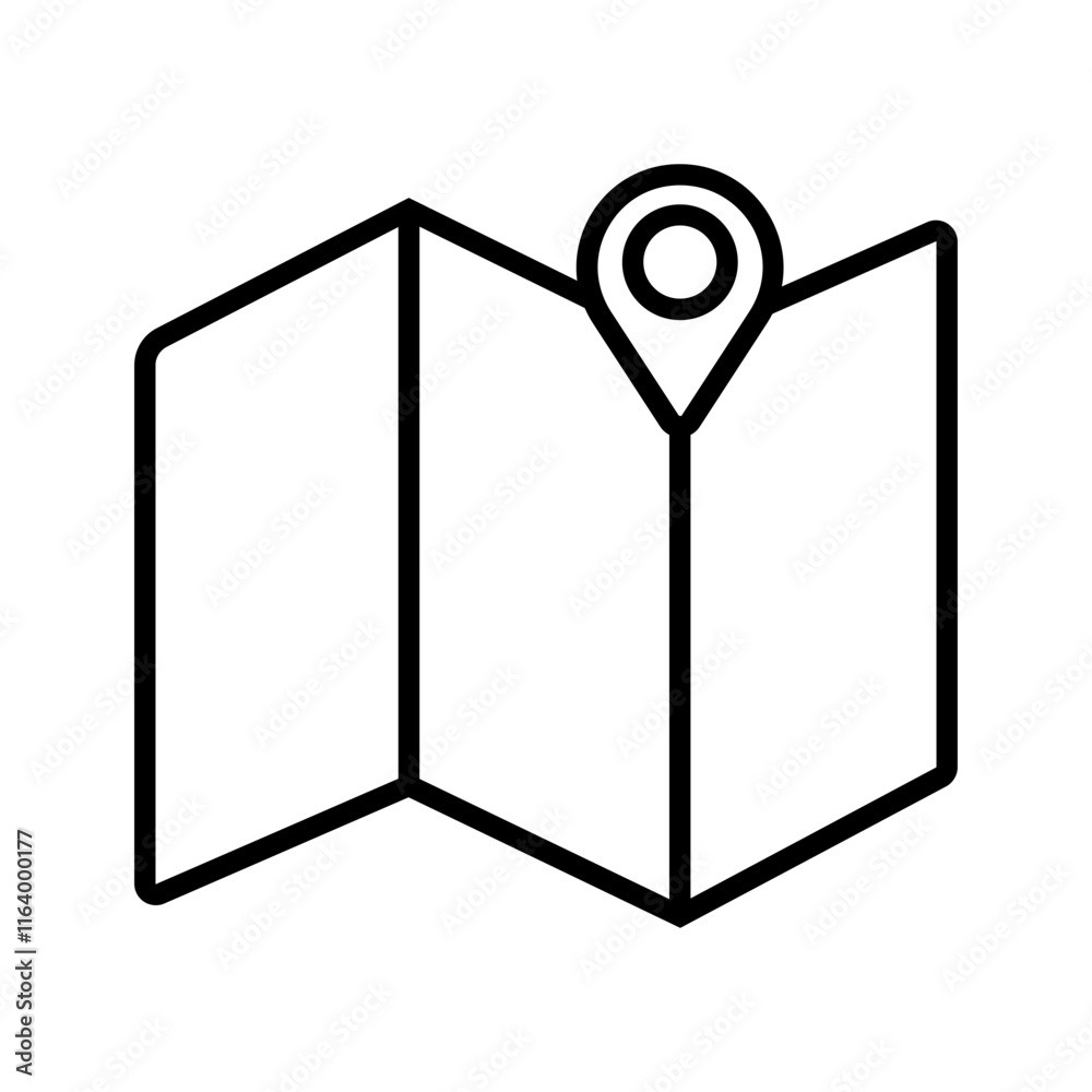 Map Vector Icon Map Vector Icon