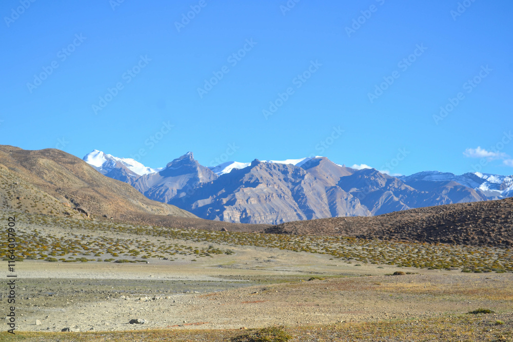 Fototapeta premium Mystical Spiti Valley: The Hidden Gem of the Himalayas