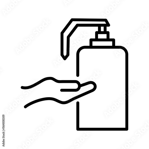 Hand sanitizer Vector Icon