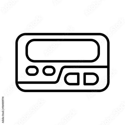 Pager Vector Icon