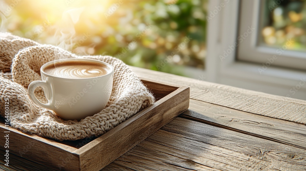 Coffee Experience on Wooden Tray Coffee Experience on Wooden Tray