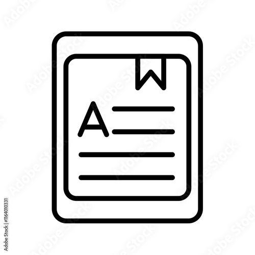 E-reader Vector Icon