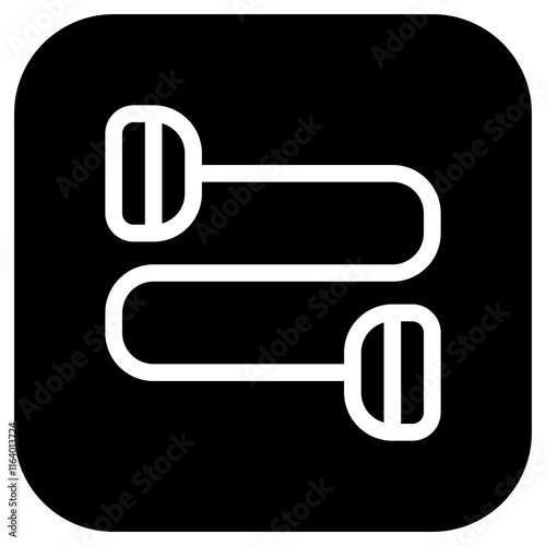 Editable resistance band vector icon. Part of a big icon set family. Perfect for web and app interfaces, presentations, infographics, etc