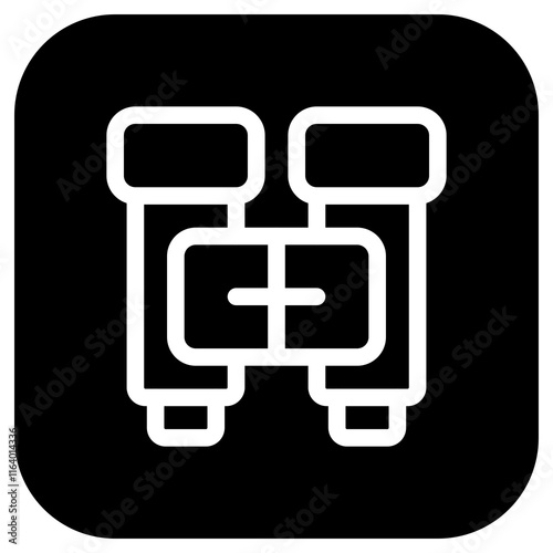Editable binocular, search vector icon. Part of a big icon set family. Perfect for web and app interfaces, presentations, infographics, etc