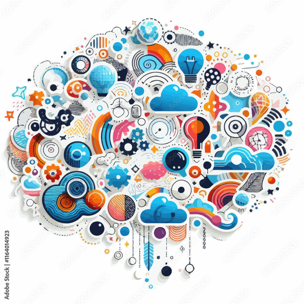Obraz premium social network connection