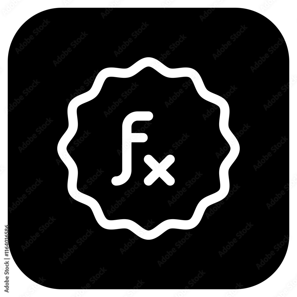 Fototapeta premium Editable funtion, effect vector icon. Part of a big icon set family. Perfect for web and app interfaces, presentations, infographics, etc