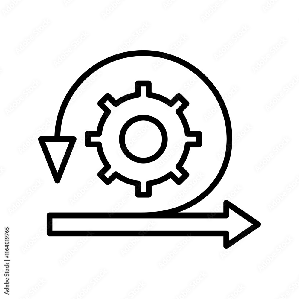 Agile Analytics Vector Icon Agile Analytics Vector Icon