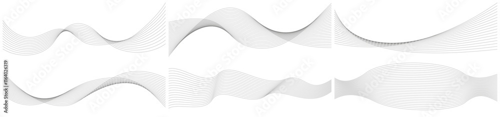 Futuristic curved backgrounds for business and technology-related designs. Futuristic curved backgrounds for business and technology-related designs.