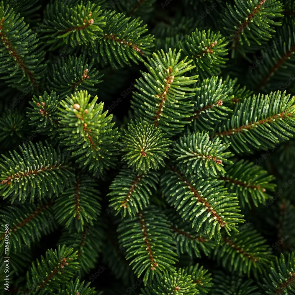 Dense Green Pine Foliage Texture Dense Green Pine Foliage Texture