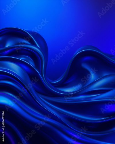 royal blue liquid fluid wave background 