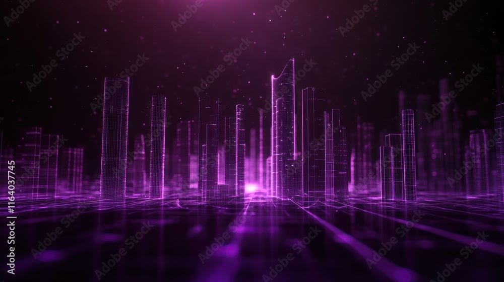 Purple Cityscape Purple Cityscape