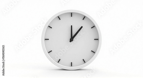 clock isolated on white, clock, time, hour, minute, watch, wall, second, circle, object, dial, vector, face, alarm, number, timer, office, business, day, round, black, hours, symbol, illustration, con photo