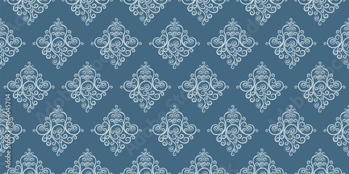 Elegant abstract floral shapes pattern for various design purposes