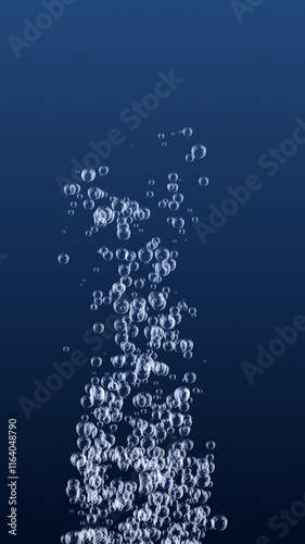 Background with abstract water bubbles