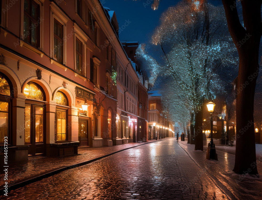 Fototapeta premium 街のイルミネーション