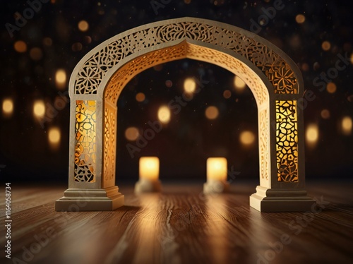 entrance to the mosque in marrakesh country