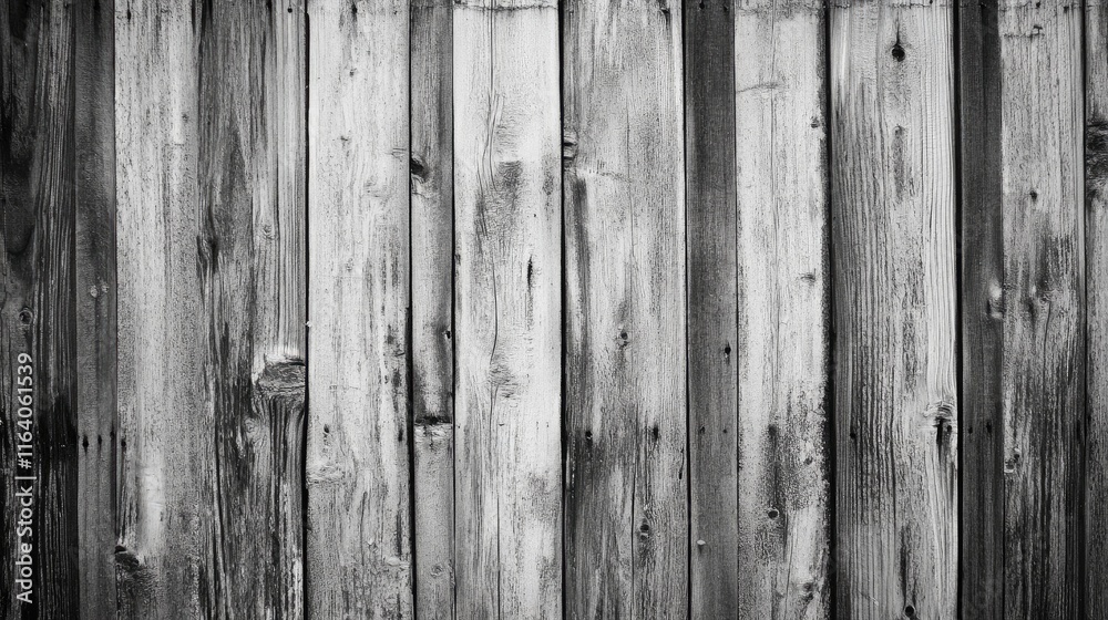 Naklejka premium Aged wood barn planks texture in vintage monochrome background perfect for rustic themes and design projects