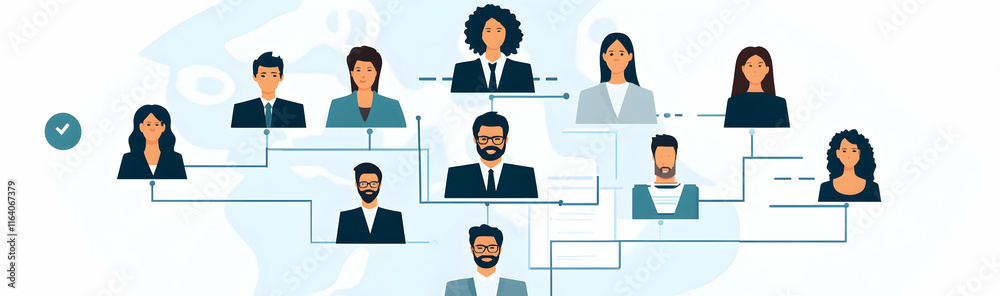 Organizational Chart Showing Business Workflow and Team Hierarchy - Organizational Chart Showing Business Workflow and Team Hierarchy -