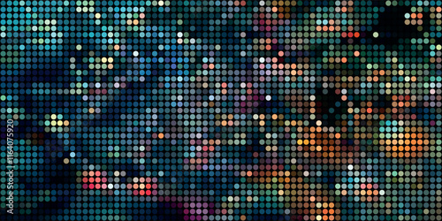 A Multitude of Colorful Transparent Dots Backdrop