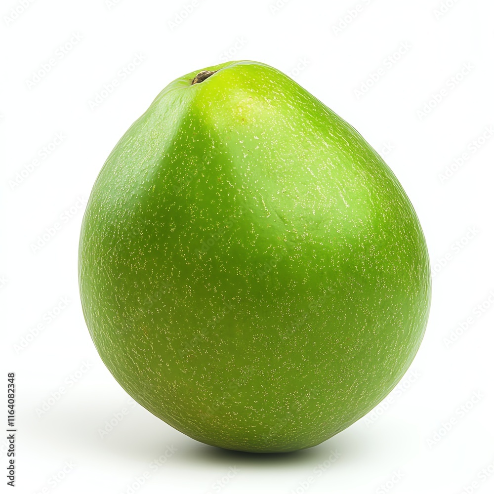 Single green apple on a white background. Single green apple on a white background.