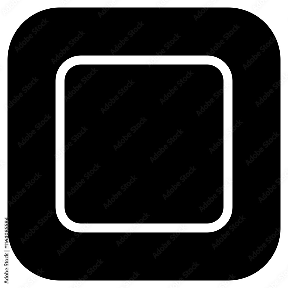 Editable vector stop button icon. Black, transparent white background. Part of a big icon set family. Perfect for web and app interfaces, presentations, infographics, etc Editable vector stop button icon. Black, transparent white background. Part of a big icon set family. Perfect for web and app interfaces, presentations, infographics, etc