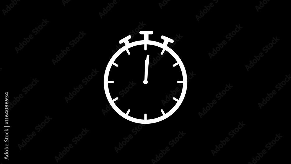 Stopwatch icon set. Line and glyph stopwatch timer. Countdown icon. Period of time Stopwatch icon set. Line and glyph stopwatch timer. Countdown icon. Period of time