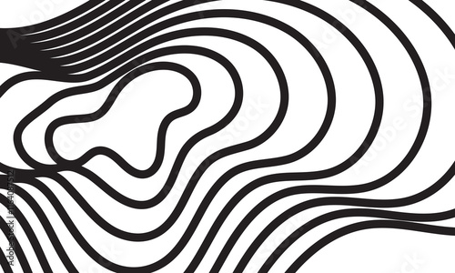 Abstract Black And White striped background. vector illustration. EPS 10