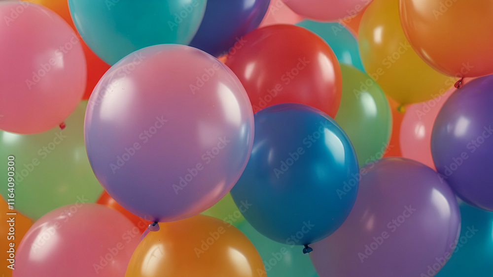 A Stunning Display of Balloons in Vibrant Hues Capturing the Joy and Excitement of a Birthday Celebration A Stunning Display of Balloons in Vibrant Hues Capturing the Joy and Excitement of a Birthday Celebration