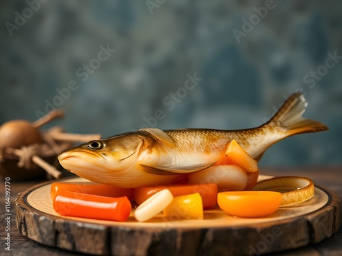 Surströmming is a food originating from Sweden: Fermented herring usually sold in cans. photo