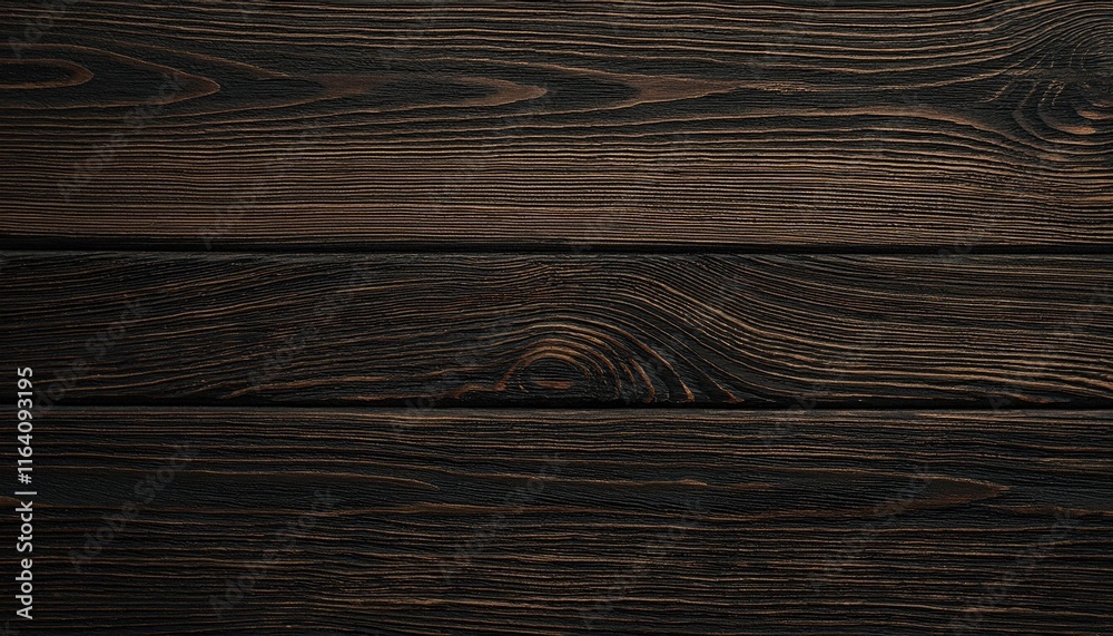 Fototapeta premium Dark Brown Wooden Planks Background Texture