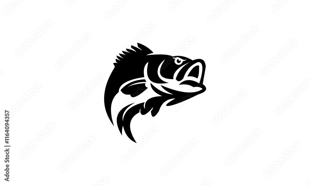 Obraz premium fish logo vector
