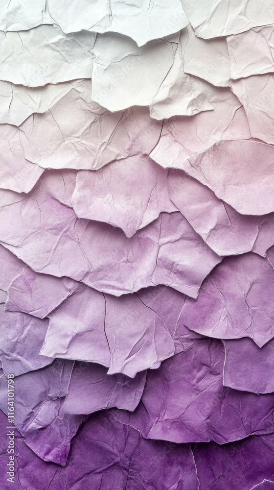 custom made wallpaper toronto digitalA textured gradient of crumpled paper in shades of white to purple.