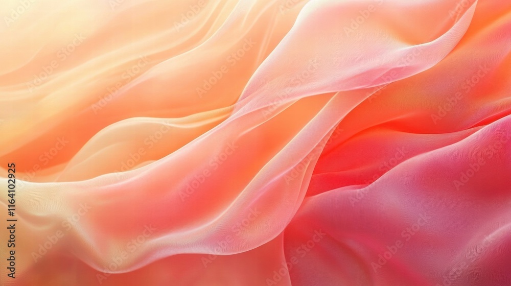 Fototapeta premium A soft, flowing abstract design with warm hues blending seamlessly.