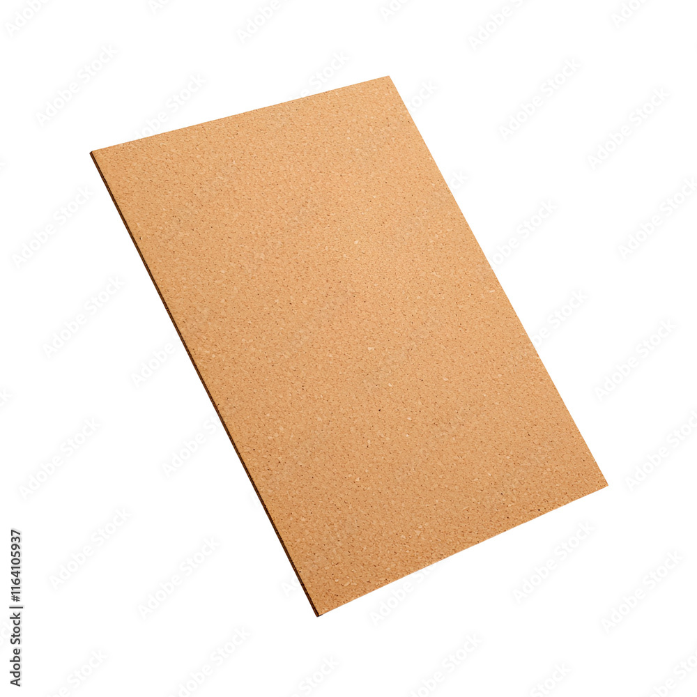 Corkboard sheet, versatile use for crafts and organization, white isolate background. transparent background. Corkboard sheet, versatile use for crafts and organization, white isolate background. transparent background.