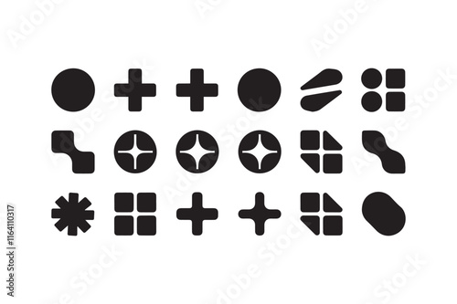 Mathematics icon set.