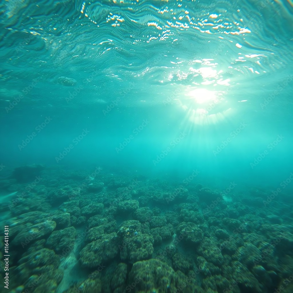 Fototapeta premium underwater view of the underwater world