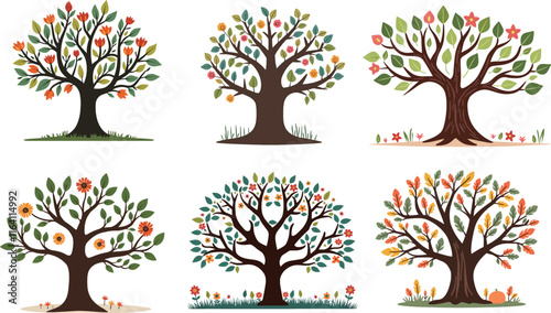 Seasonal Trees Collection