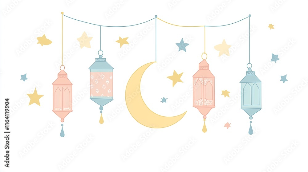 Fototapeta premium copy space for welcoming Kamadhan Kareem