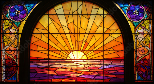 stained glass window