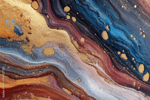A detailed close-up of oil paint being mixed.
