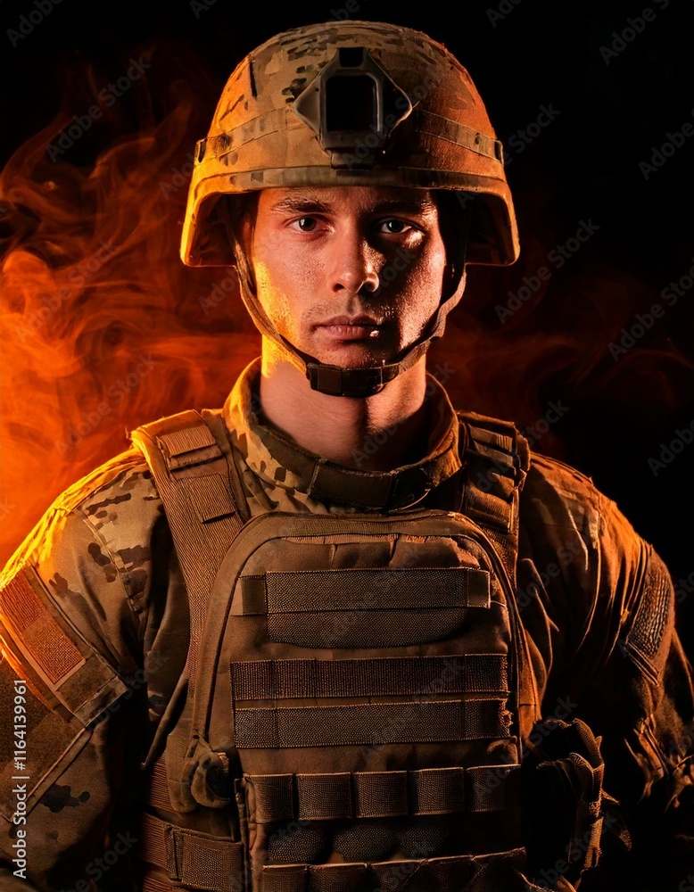 soldier in uniform