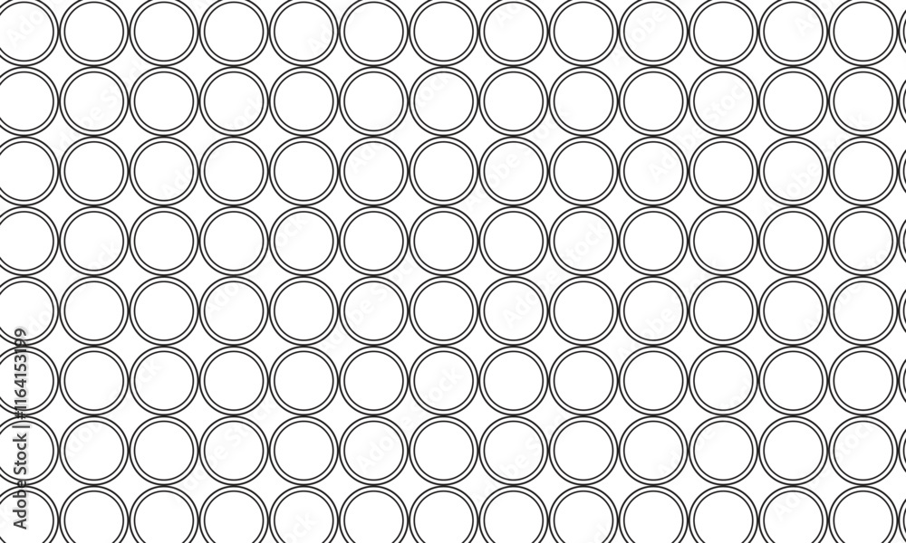abstract simple black outline double circle pattern can be used background. abstract simple black outline double circle pattern can be used background.