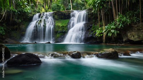 Tropical Waterfall
