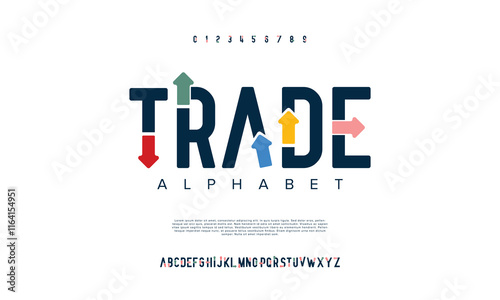 Modern abstract digital alphabet font. Minimal technology typography, Creative urban sport fashion futuristic font and with numbers. vector illustration
