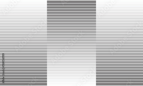 abstract simple black white gradient irregular horizontal line pattern can be used background.