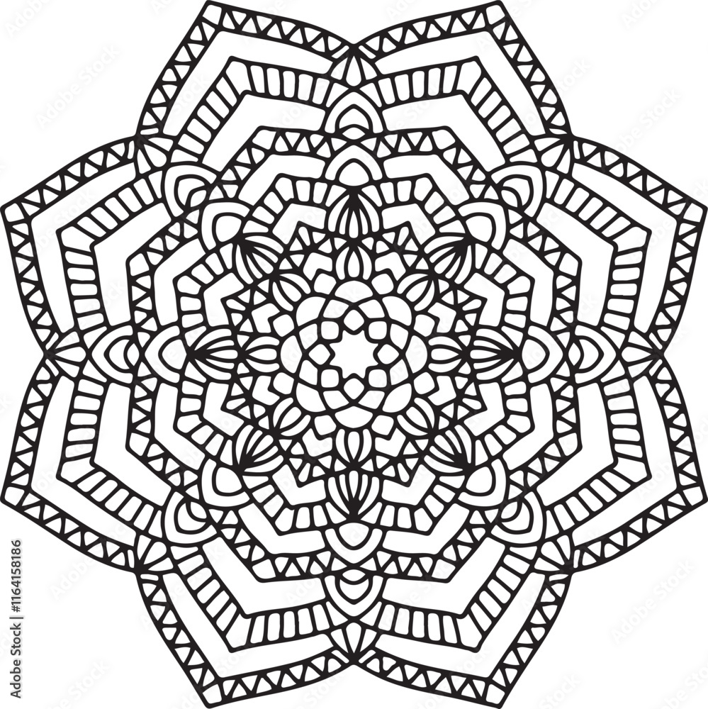 vector illustration mandala design vector illustration mandala design