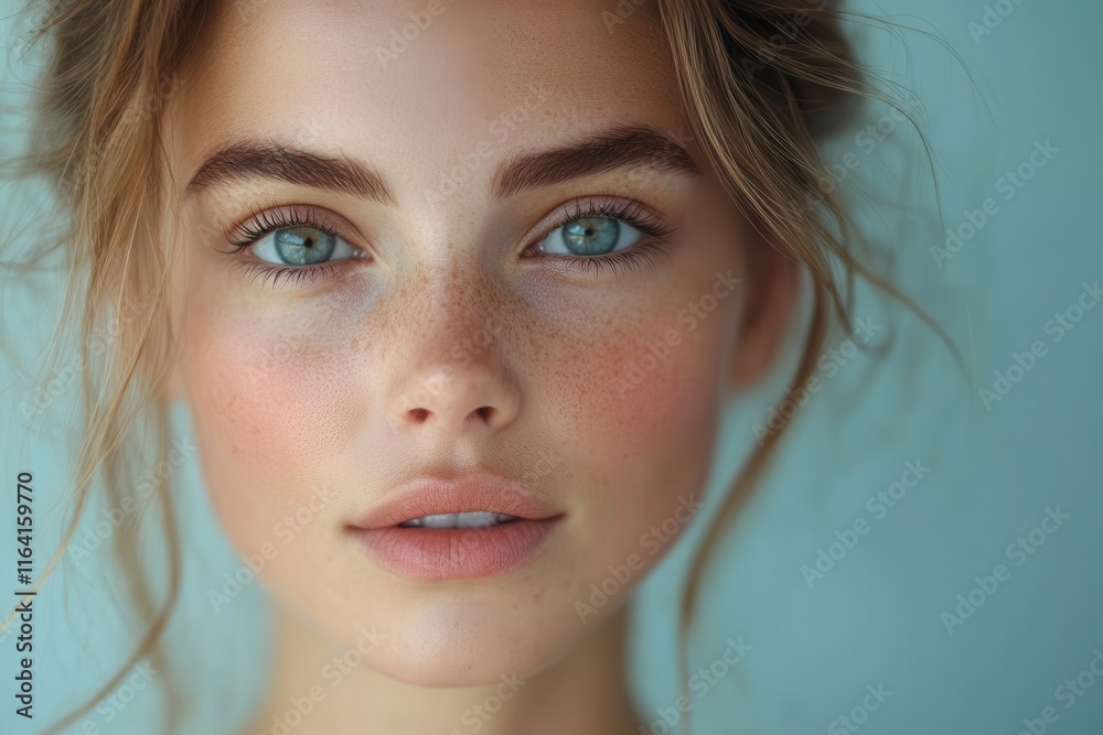 beautiful woman showcasing her fresh flawless skin after cosmetic treatment with subtle lifting arrows indicating rejuvenation illuminated by soft pastels that highlight her natural beauty beautiful woman showcasing her fresh flawless skin after cosmetic treatment with subtle lifting arrows indicating rejuvenation illuminated by soft pastels that highlight her natural beauty