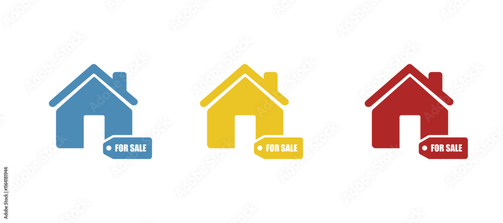 house icon, sale, on a white background, vector illustration house icon, sale, on a white background, vector illustration