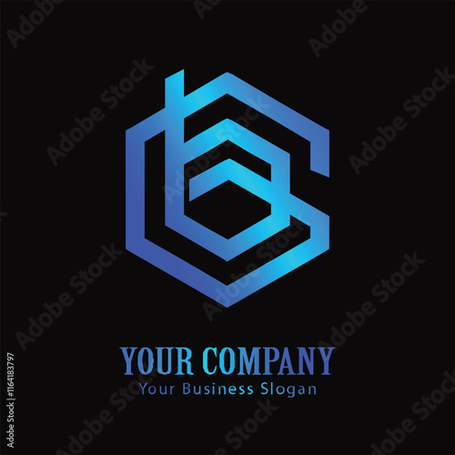 BG lettering logo is simple, easy to understand and authoritative
