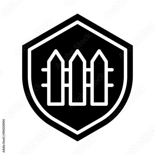 Fotografie Level Crossing Vector Glyph Icon Design